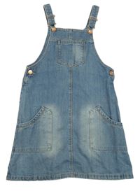 Modré riflové laclové šaty Nutmeg