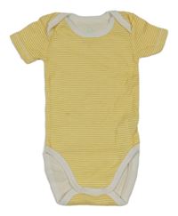 Bílo-žluté pruhované body 