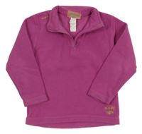 Růžová funkční fleecová mikina Decathlon