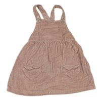 Světlerůžová manšestrová laclová sukně George 