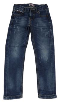 Tmavomodré rifle s prošoupáním Ativo