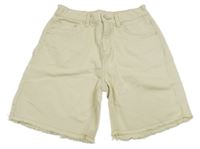 Smetanové riflové kraťasy C&A