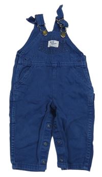 Modré laclové rifle s nápisem 