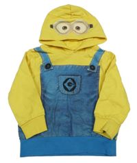 Žluto-modrá mikina s kapucí - Spongebob