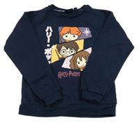 Tmavomodrá mikina s Harry Potterem Primark