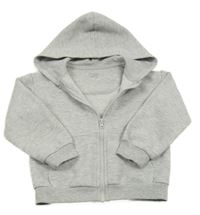 Šedá vzorovaná propínací mikina s kapucí Primark