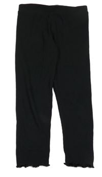 Černé žebrované legíny Tu