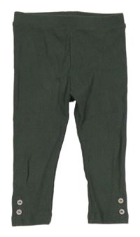 Khakišedé žebrované legíny Obaibi