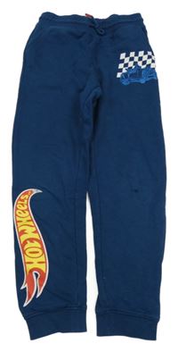Tmavomodré tepláky Hot Wheels 