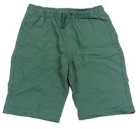Khaki plátěné kraťasy M&S