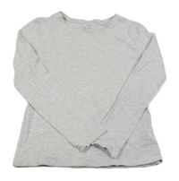 Světlešedé melírované triko H&M