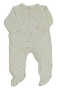 Bílý overal s nápisy/logy Mexx