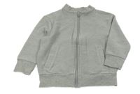 Šedá melírovaná propínací mikina Next