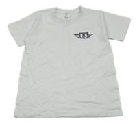 Bílé tričko s lebkou 