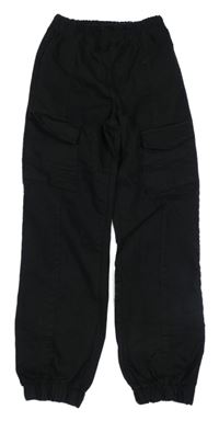 Černé cuff kalhoty select