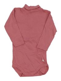 Růžové body s rolákem PETIT BATEAU