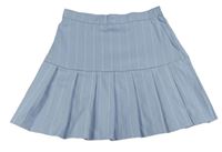 Světlemodro-bílá pruhovaná sukně H&M