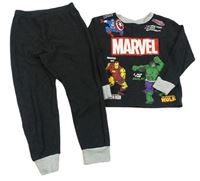 Antracitové pyžamo s Avengers Matalan