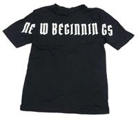 Černé tričko s nápisem George