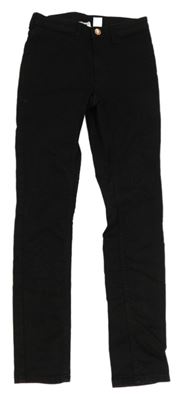 Černé skinny fit rifle H&M