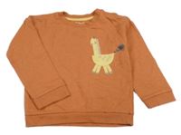 Hnědá mikina s žirafou Nutmeg