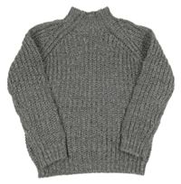 Šedý melírovaný svetr M&S