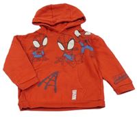 Červená mikina se Spidermanem a kapucí George