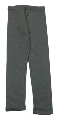 Tmavošedé melírované teplé legíny C&A