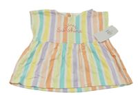 Nové - Bílo-barevná pruhovaná tunika se sluncem George