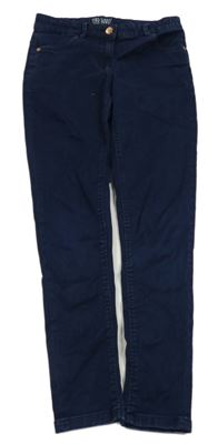 Tmavomodré skinny rifle M&S