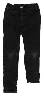 Černé podšité skinny rifle C&A