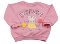 Růžová mikina s Peppou 