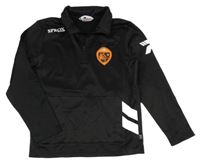 Černá sportovní mikina s potiskem 