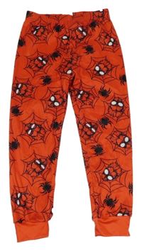 Červené pyžamové kalhoty se Spidermanem shein