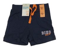 Nové - tmavomodré kraťasy s nápisem Primark