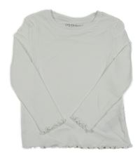 Bílé žebrované triko Primark