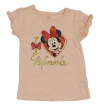 Světlerůžové tričko s Minnie C&A