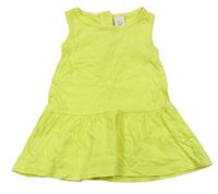 Žluté bavlněné šaty C&A