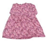 Růžové květované šaty Kiki&Koko