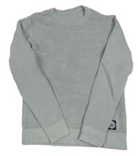 Šedý žebrovaný svetr Dunnes Stores