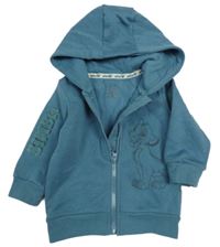 Petrolejová propínací mikina se Simbou a kapucí Disney