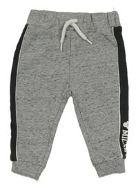 Šedo-antracitové melírované tepláky s Mickeym C&A