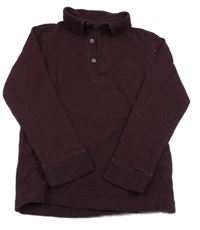 Mahagonové polo triko Next