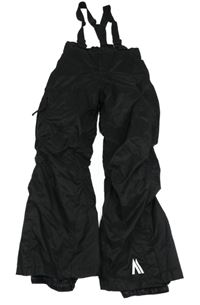 Černé šusťákové funkční laclové oteplovačky Crivit