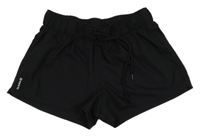 Černé sportovní kraťasy Olaian 
