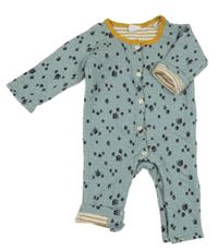 Zelenomodrý overal se stromy HEMA 