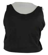 Dámský černý crop top 
