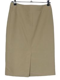 Dámská béžová pouzdrová sukně 