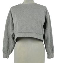 Dámská šedá crop mikina Zara 