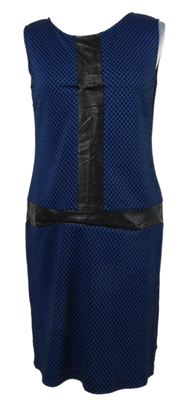 Dámské modro-černé vzorované šaty Sa.hara 